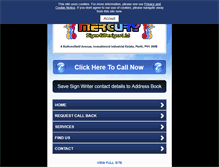 Tablet Screenshot of mercury-signs.com